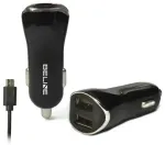 BELINE autolaadija | 10W | USB-A | komplektis microUSB kaabliga | must