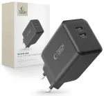 TECH-PROTECT NC45W travel charger | 45W | GaN, PD | USB-C | black