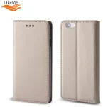 TakeMe Smart Magnetic Fix k&uuml;ljelt avanev telefoni&uuml;mbris klipsita Samsung Galaxy S21 (G991B) Kuldne