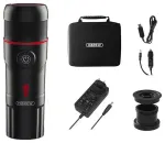 HiBREW H4-premium 3-in-1 portable coffee maker with adapter and case