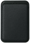Magnetic wallet PITAKA Woven Wallet MagSafe for phone black grey