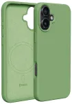 Etteri Silicone telefoni &uuml;mbris MagSafe toega iPhone 16 Plus roheline
