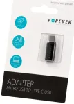 Forever andmeedastus- ja laadimiskaabel | Micro USB kuni USB-C | must