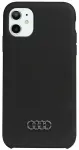 Audi Silicone Case iPhone 12|12 Pro 6.1" czarny|black hardcase AU-LSRIP12P-Q3|D1-BK