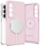 TECH-PROTECT Silicone telefoni &uuml;mbris MagSafe toega Samsung Galaxy S26+ (S947) roosa