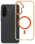 FRAME CLEAR HYBRID MAG telefoni &uuml;mbris MagSafe toega Samsung Galaxy A36 5G (A366) oranž