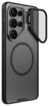 Nillkin CamShield Prop Magnetic telefoni &uuml;mbris alusega ja MagSafe toega Samsung Galaxy S26 Ultra l&auml;bipaistev must (kaamera kaitsega)