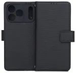 Smart Triangle raamatut&uuml;&uuml;pi telefoni &uuml;mbris iPhone 17 Pro must