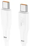Hoco X93 andmeedastus- ja laadimiskaabel | USB-C kuni USB-C | 100W | 2m | valge
