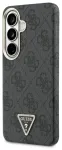 Guess PU Leather 4G Strass Triangle Logo Gold Frame phone case for Samsung Galaxy S26 (S942) black