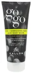 Kallos Cosmetics Gogo 2 in 1 Energiseeriv juuste- ja kehapesugeel Du&scaron;igeel 200 ml
