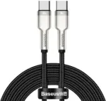 Baseus Cafule Series andmeedastus- ja laadimiskaabel | USB-C kuni USB-C | 100W | 2m | must