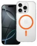 Drop Glue Colorful Ring telefoni &uuml;mbris MagSafe toega Samsung Galaxy A27 5G (A276) oranž