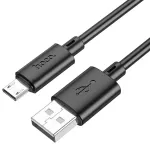 HOCO X88 andmeedastus- ja laadimiskaabel | USB-A kuni Micro USB | 12W | 1m | must