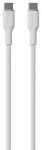 Puro Soft andmeside- ja laadimiskaabel | USB-C kuni USB-C | 60W | 1.5m | valge