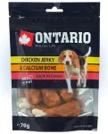 Maius koertele : Ontario Chicken Jerky & Calcium Bone, 70g