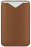 Magnetic wallet UNIQ Lyden Evo stand phone caramel