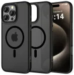 TECH-PROTECT MAGSAFE IPHONE 16 PRO MAX MATĒTS MELNS