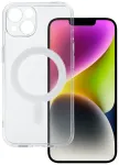 TEL PROTECT MagSilicone telefoni &uuml;mbris MagSafe toega iPhone 14 l&auml;bipaistev
