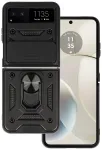 Kaitse&uuml;mbris Slide Camera Armor Case mudelile Motorola Razr 40 5G, must
