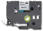 Qoltec Tape for BROTHER TZ2-251 | 24mm x 8m | White/Black print