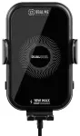 Obal:Me GravCharger gravitatsiooniline auto telefonihoidik 15W juhtmevaba laadimisega must