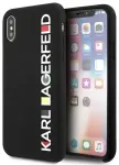 Karl Lagerfeld KLHCPXBHWHBK &uuml;mbris iPhone X|XS k&otilde;va must Glossy Bauhaus