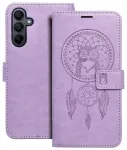 MEZZO dreamcatcher raamatut&uuml;&uuml;pi telefoni &uuml;mbris Samsung Galaxy A15 4G (A155) | A15 5G (A156) lilla