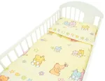 Voodipesu komplekt flanell HIPPO kollane 2-osaline K-2T120