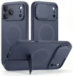 Tech-Protect Kevlar Aura telefoni &uuml;mbris alusega ja MagSafe toega iPhone 18 Pro | iPhone 17 Pro tumesinine (kaamera kaitsega)