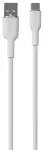 Puro Soft andmeside- ja laadimiskaabel | USB-A kuni USB-C | 18W | 1.5m | valge