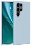 Etteri silikoonist &uuml;mbris Samsung Galaxy S23 Ultra jaoks, helesinine