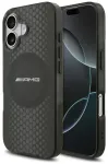 AMG Double Layer clear Graphics phone case with MagSafe support for iPhone 17 black