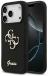 Guess Silicone Big 4G Script telefoni&uuml;mbris iPhone 17 Pro jaoks, must