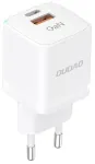 Dudao A13Pro reisilaadija | 33W | GaN, PPS | USB-C, USB-A | valge