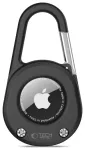 TECH-PROTECT SLIDELOCK CARABINER KEYCHAIN APPLE AIRTAG 1 / 2 BLACK