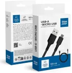 Blue Star DC-001AM2.0 data transfer and charging cable | USB-A to Micro USB | 10W | 1m | black