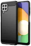 Carbon Case flexible phone case for Samsung Galaxy A22 4G (A225) black