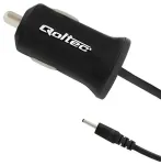 Qoltec autolaadija | 12W | 2.5*0.7 | 2.5*0.7 kaabliga komplektis