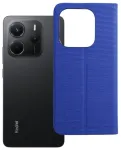 SENSITIVE raamatukujuline &uuml;mbris XIAOMI Redmi Note 14 4G (GLOBAL - 164,84mm x 78,15mm x 8,16mm) helesinine