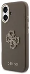 Guess PU Resin Logo telefoni &uuml;mbris iPhone 17 pruun