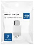 Adapter Type C to Micro USB Blue Star - valge