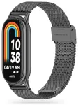 Tech-Protect MilaneseBand nutikella rihm Xiaomi Smart Band 8/8 NFC jaoks | roostevaba teras | must