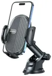 AWEI mechanical car phone holder with suction cup black