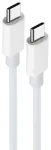 Maxlife MXUC-05 andmeedastus- ja laadimiskaabel | USB-C to USB-C | 60W | 1m | valge