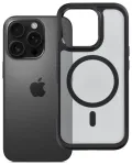 Forcell F-Protect Smoke Hybrid Premium telefoni &uuml;mbris MagSafe toega iPhone 16 Pro must