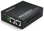 Qoltec kahepoolne Ethernet SWITCH meediakonverter 2x RJ45 2x SFP| 1000Mb/s | 5V
