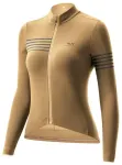 Rockbros YPW065 TVI Women's Long Sleeve Cycling Jersey Fall/Winter M - Yellow