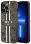 Guess GUHMP13XP4RPSW iPhone 13 Pro Max 6.7" pruun hardcase 4G Printed Stripes MagSafe