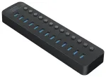 Orico CT2U3-13AB USB-jaotur | USB-A kuni 13x USB 3.0 | must